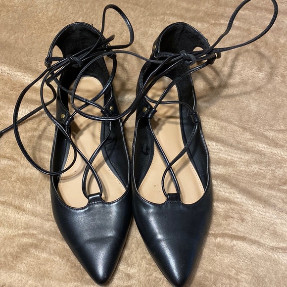 Old Navy Shoes - Old Navy Tie-up Flats